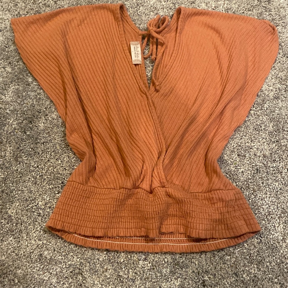 orange altrd state large cropped shirt